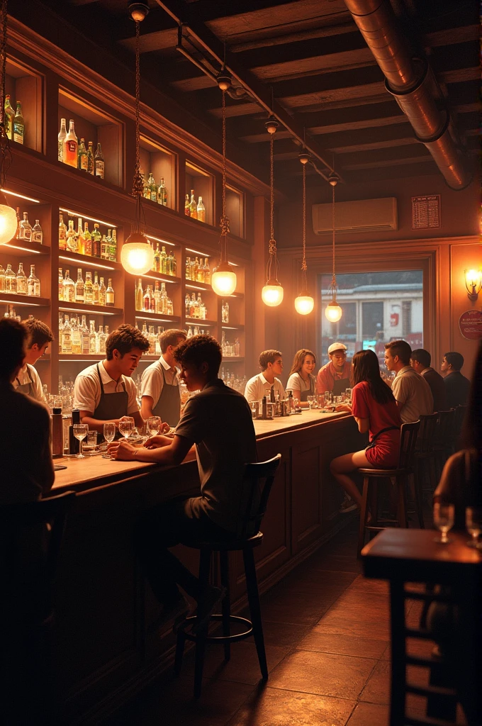 BAR DRINKING PLACE