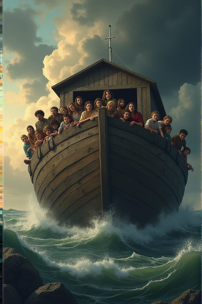Noah's ark with children inside