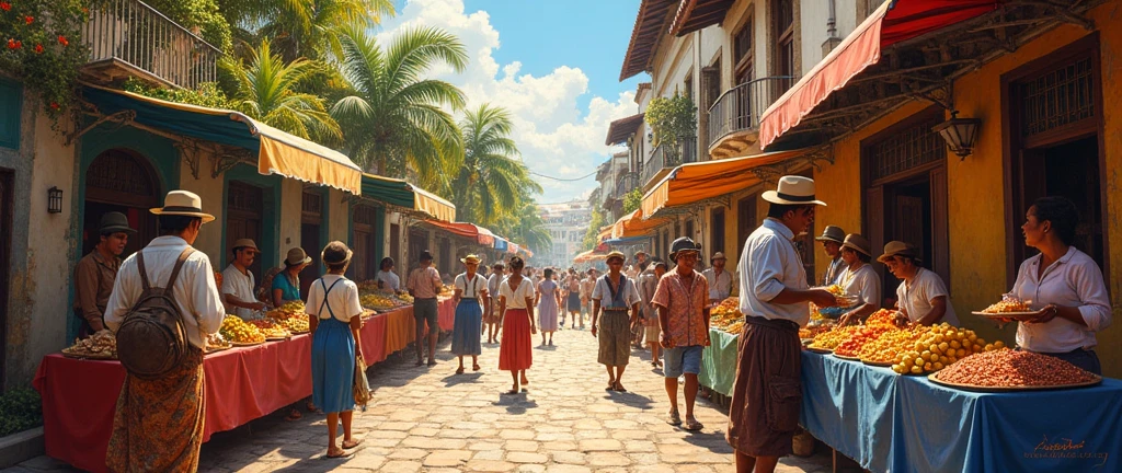 STREET VENDORS IN COLONIAL BRAZIL