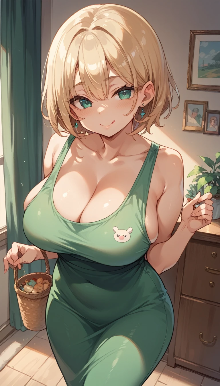 1 tall giant thick mature woman, 1 small tiny young shota boy kid,sexy,lewd, sexy clothes