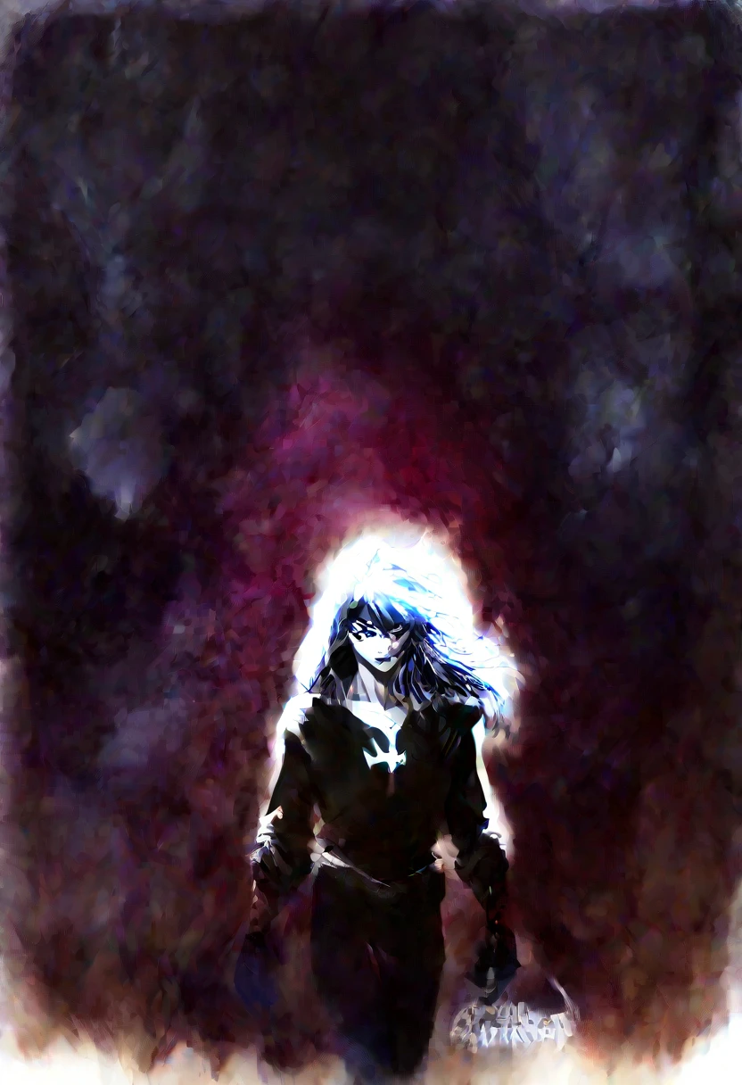 Death, the avatar of death,femboy,skinny,long hair,purple hair,androgynous,male focus,flat chest,white fur skin,toon, red eyes,a sinister physique, reaper,inspired by the style of The Sandman comics/Bill Sienkiewicz, 90’s comics, masterfully rendered with exceptional detail and thrilling, vivid colors, and somber lighting.