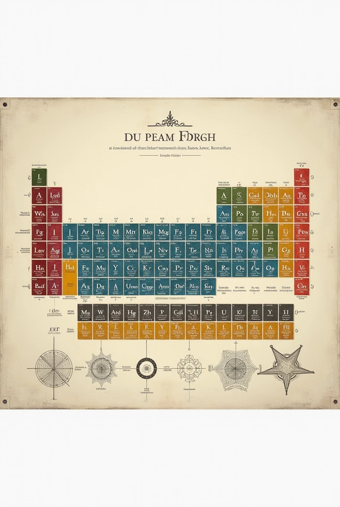 Periodic table of Lovoisier and Berzelius