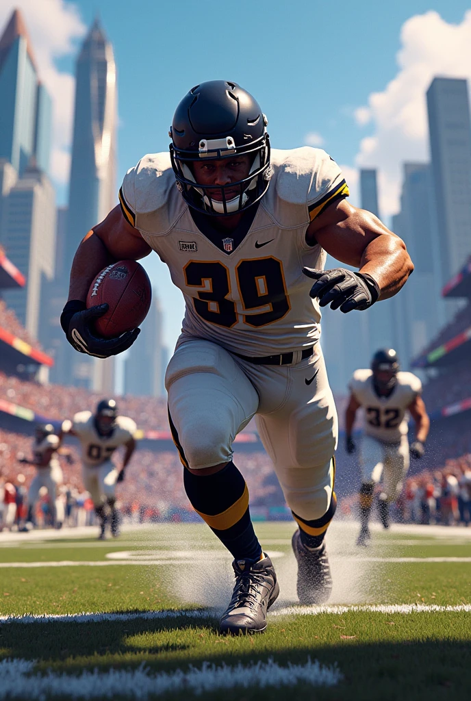 man playing american football gta
