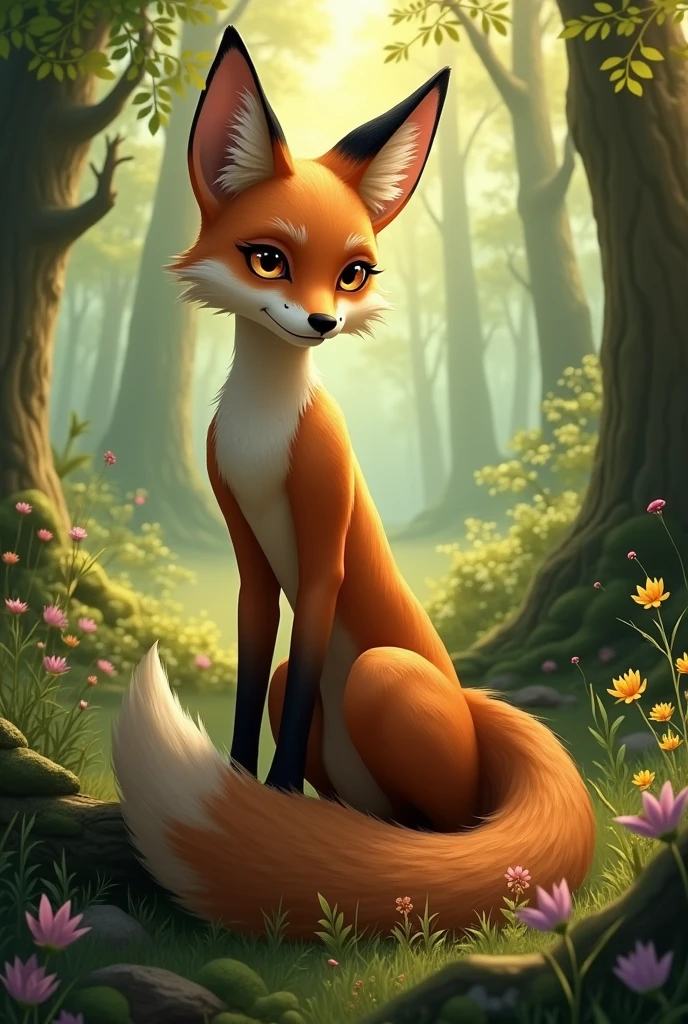 furry fox woman