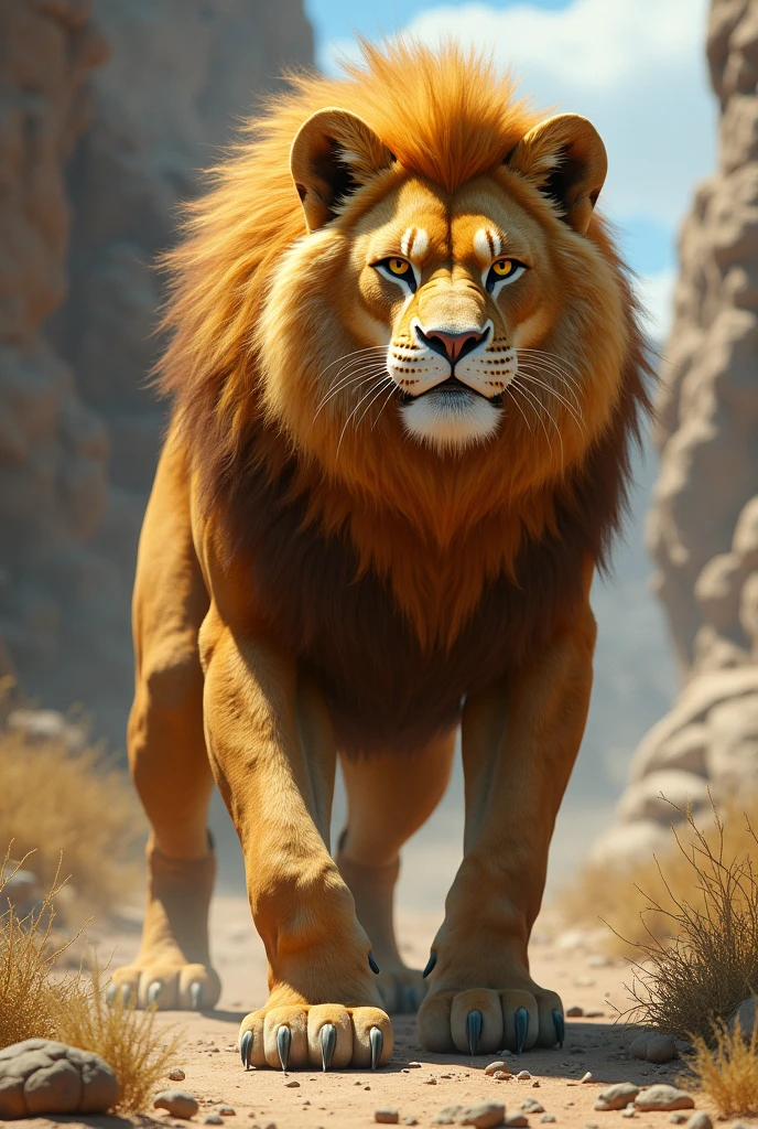 furry lioness woman
