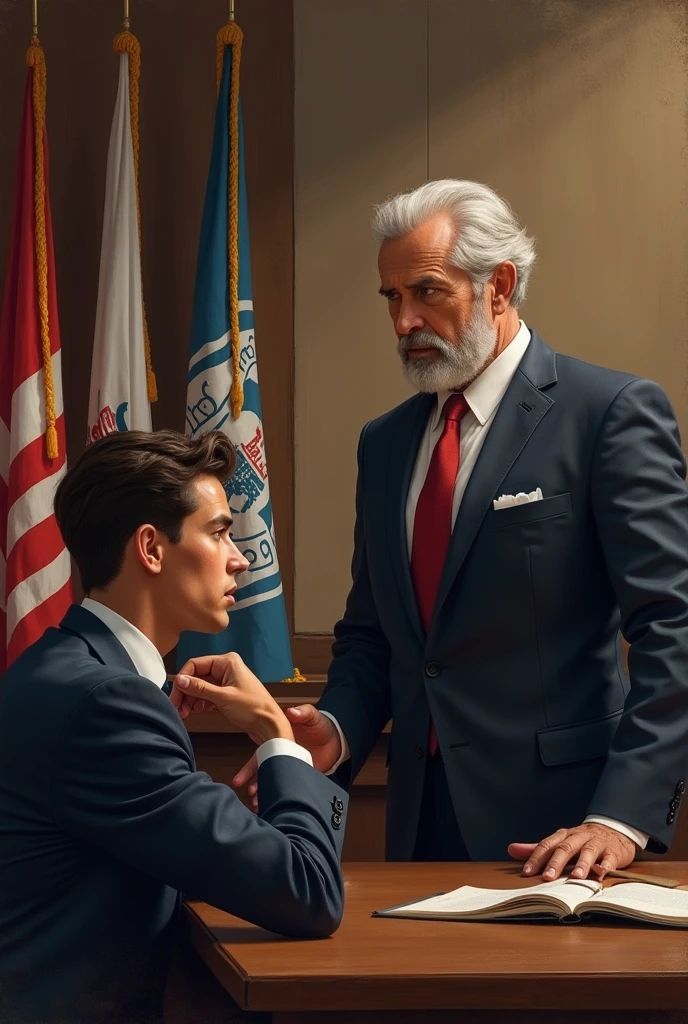 Experienced COUNCILMAN helping a younger one