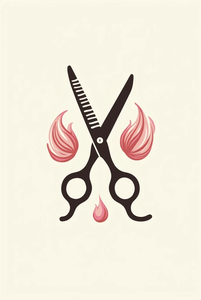 the art of hairdressing logo , dyes and scissors 