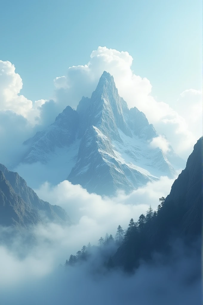 Cloud mountain view 