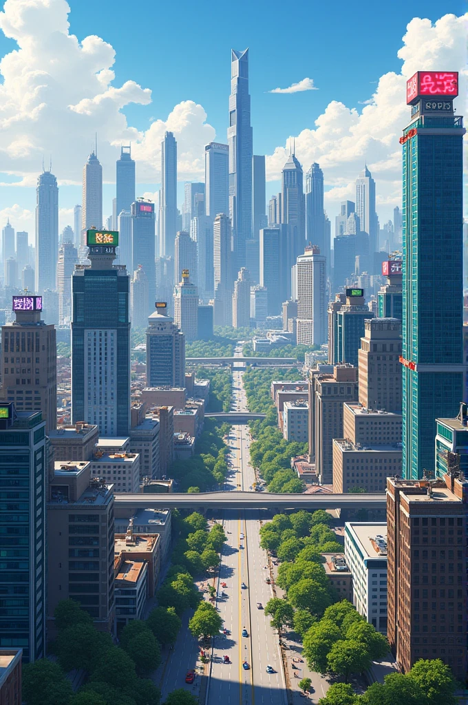 What a developed city looks like