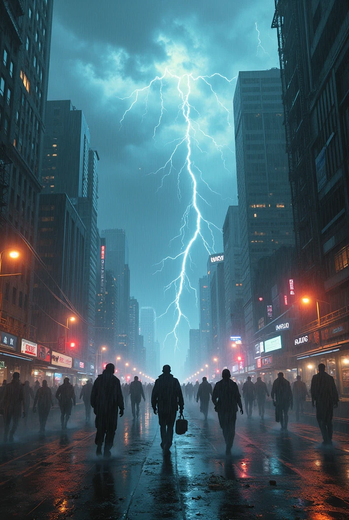 storm in gta city
