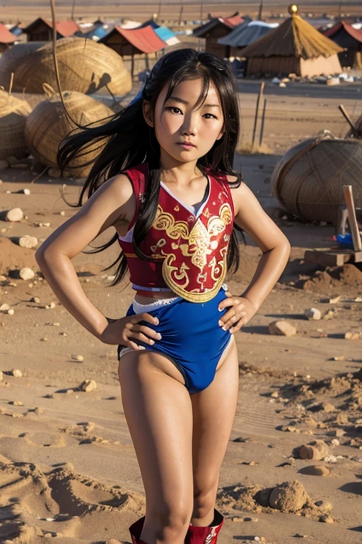Mongolian Girl, Diaper