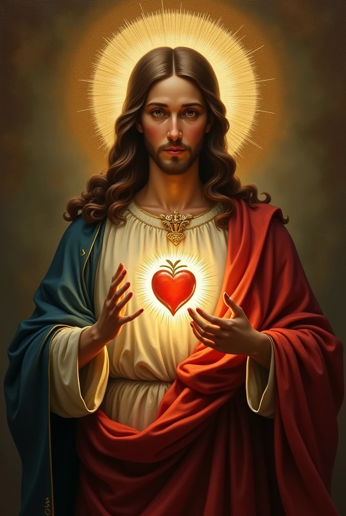 sacred heart of jesus and Maria