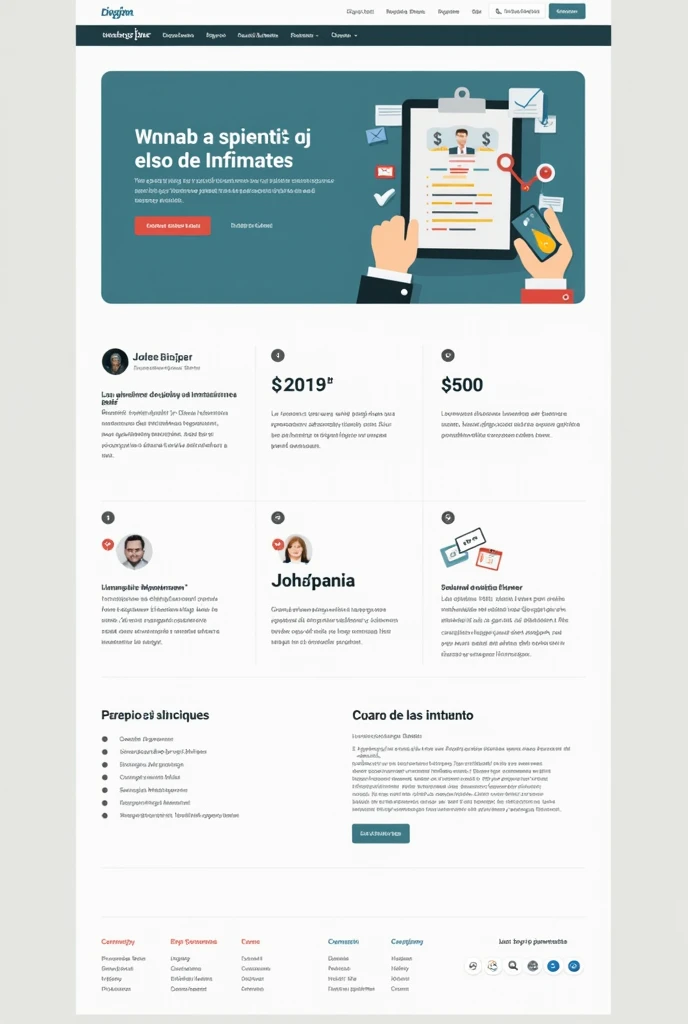 Design a template that has no copyright to publish a job offer, in Spanish