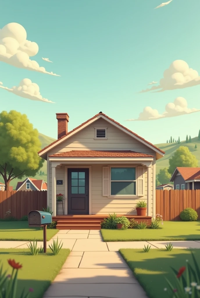 Make a picture of a 1 dollar house