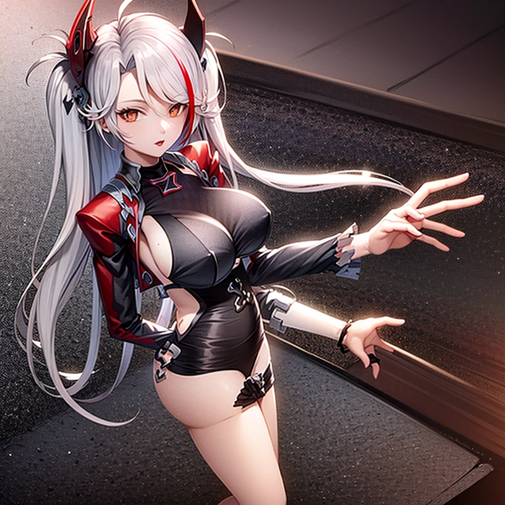 vampires, WITH CASUAL CLOTHES, without hair accessories, Bust Big, long sleeve shirt covering the entire body and pants ,standing