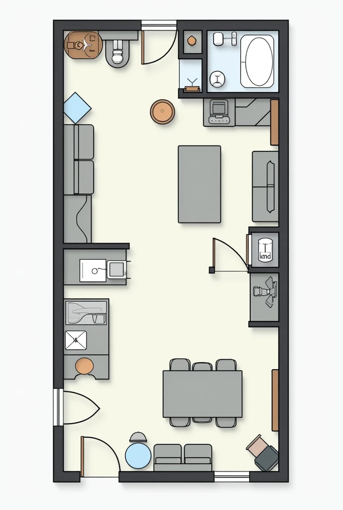 floor plan of a level 1 veterinary laboratory

