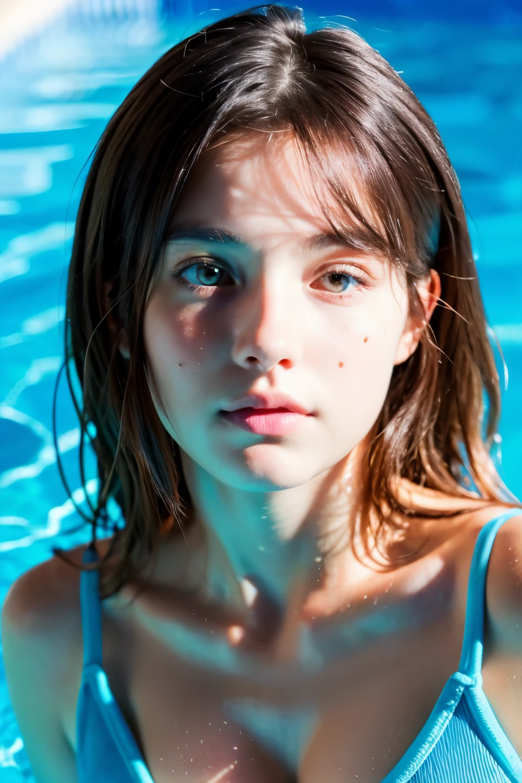 /upscale
I need an ultra realistic photo of a 25 year old French girl. Lots of facial details and high image quality. The photo must be taken by a swimming pool in a villa, in a dream location. The person's entire face and chest must be visible. Preferably in blue clothing.

NSFW allowed
