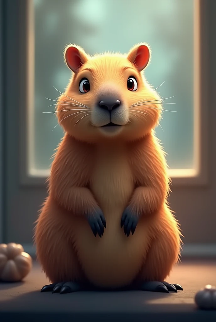 Create an icon for a movie channel ,With a capybara
