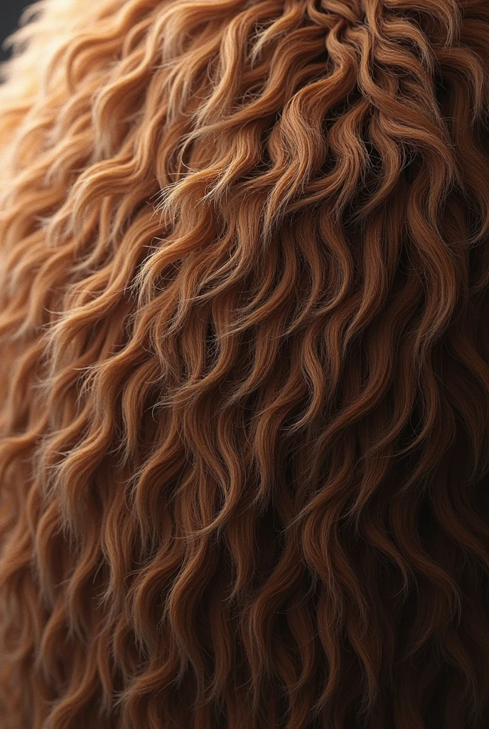 Brown sloth hair