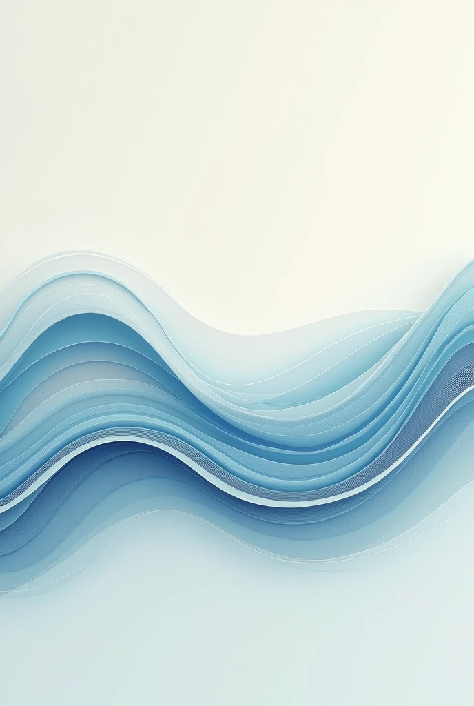Wave Design:A simple design of stylized waves, evoking a sense of calm and movement. Waves can be fine and elegant lines., creating a fluid pattern that stands out without being overwhelming.
