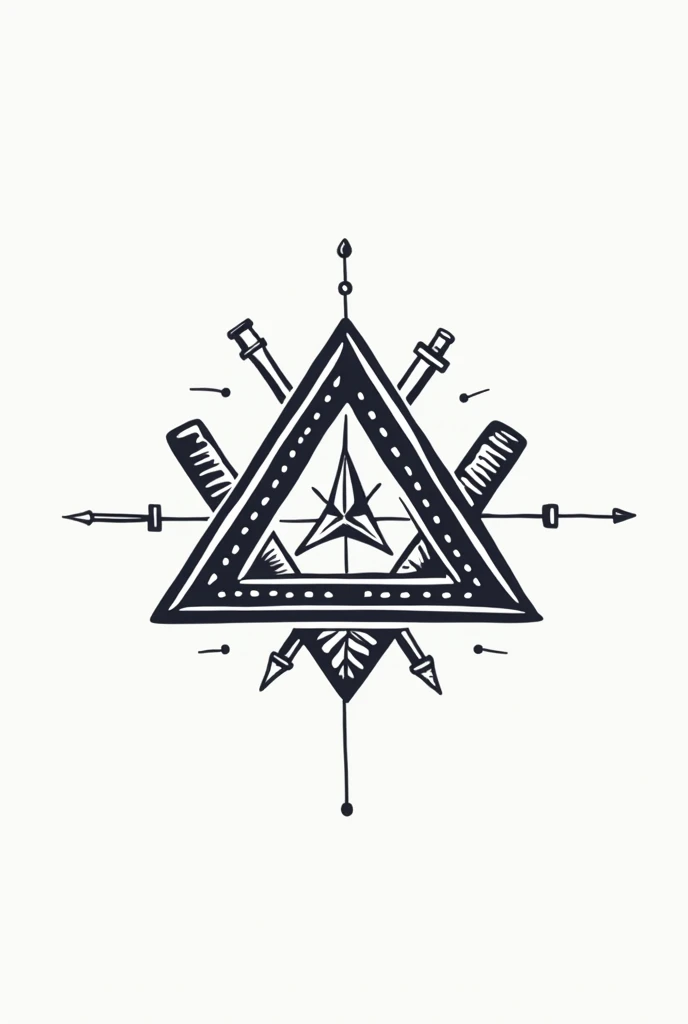 Create a formal logo that represents the technical drawing area with the following: : an angle protractor , a not so realistic squad , more than one company