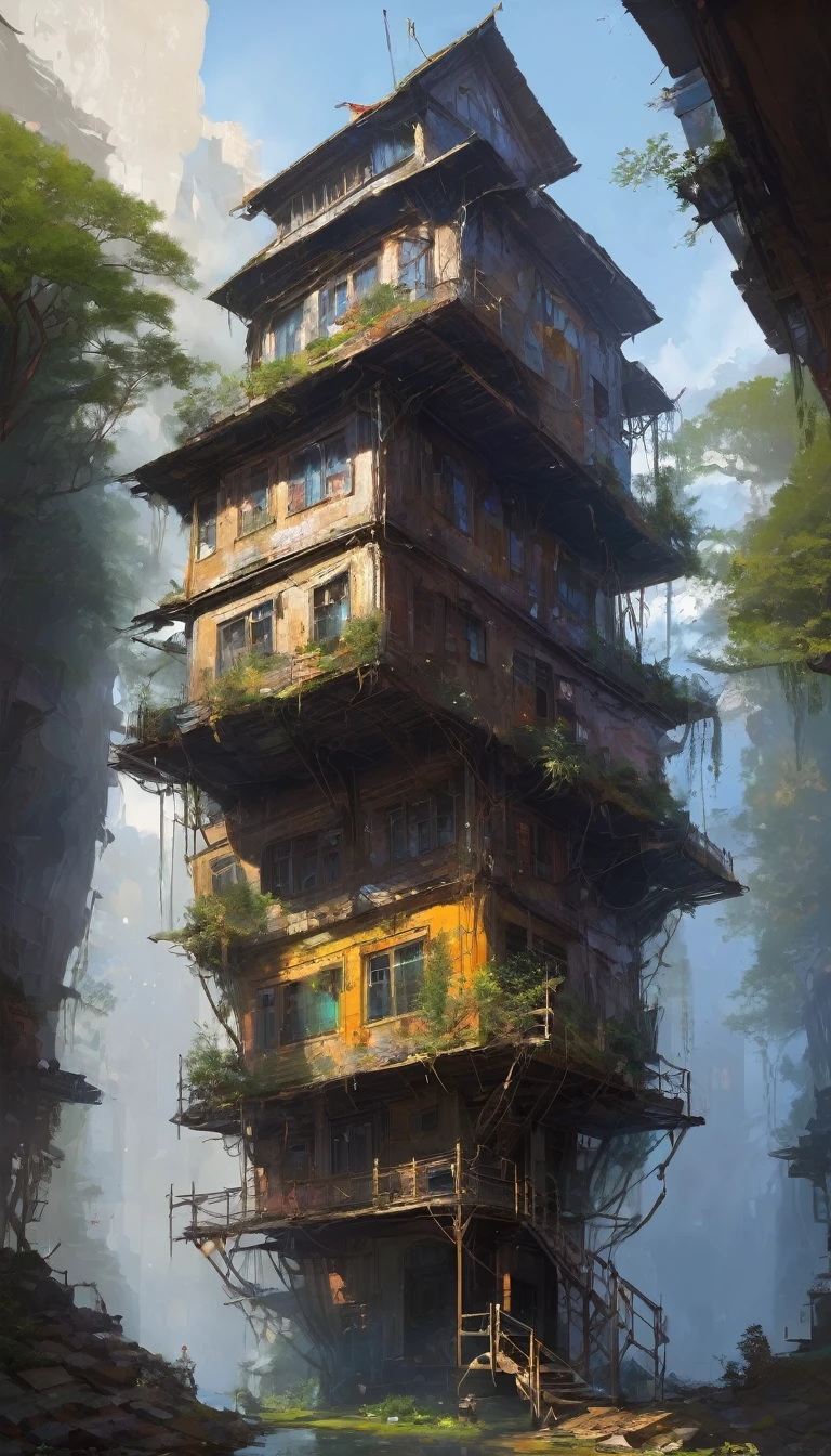 the magic house, art inspired by Wadim Kashin