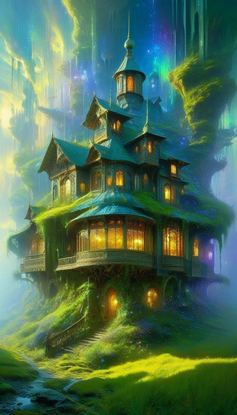 the magic house, art inspired by Wadim Kashin
