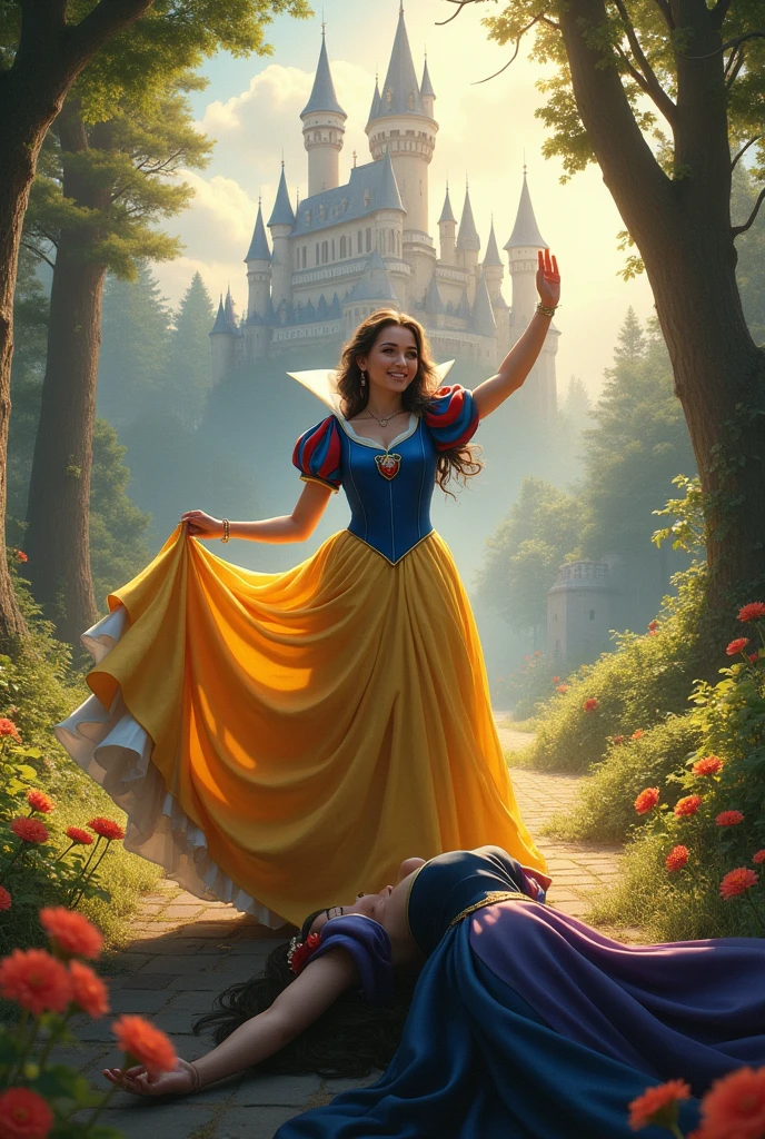 Snow White&#39;s victory and the kingdom&#39;s rebirth