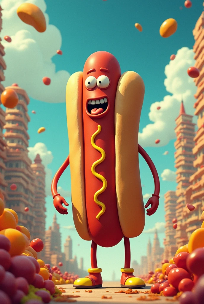 What background could you put on a hot dog man??