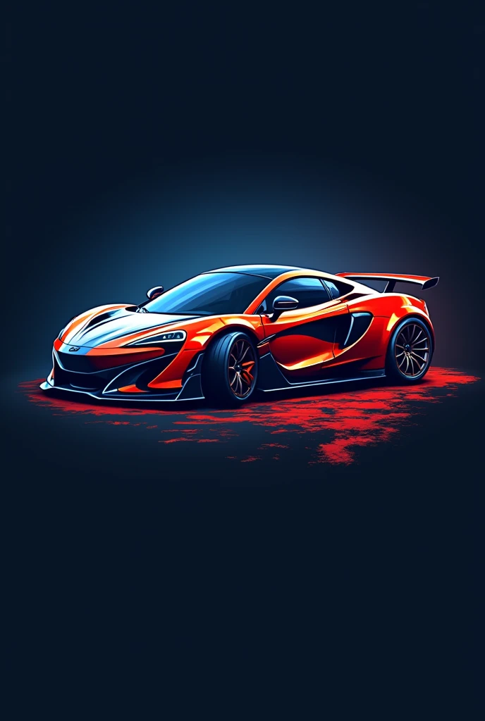 Make a logo with a car, below written: ixeelcar bodywork and painting