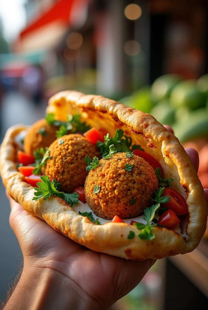 Falafel sandwich