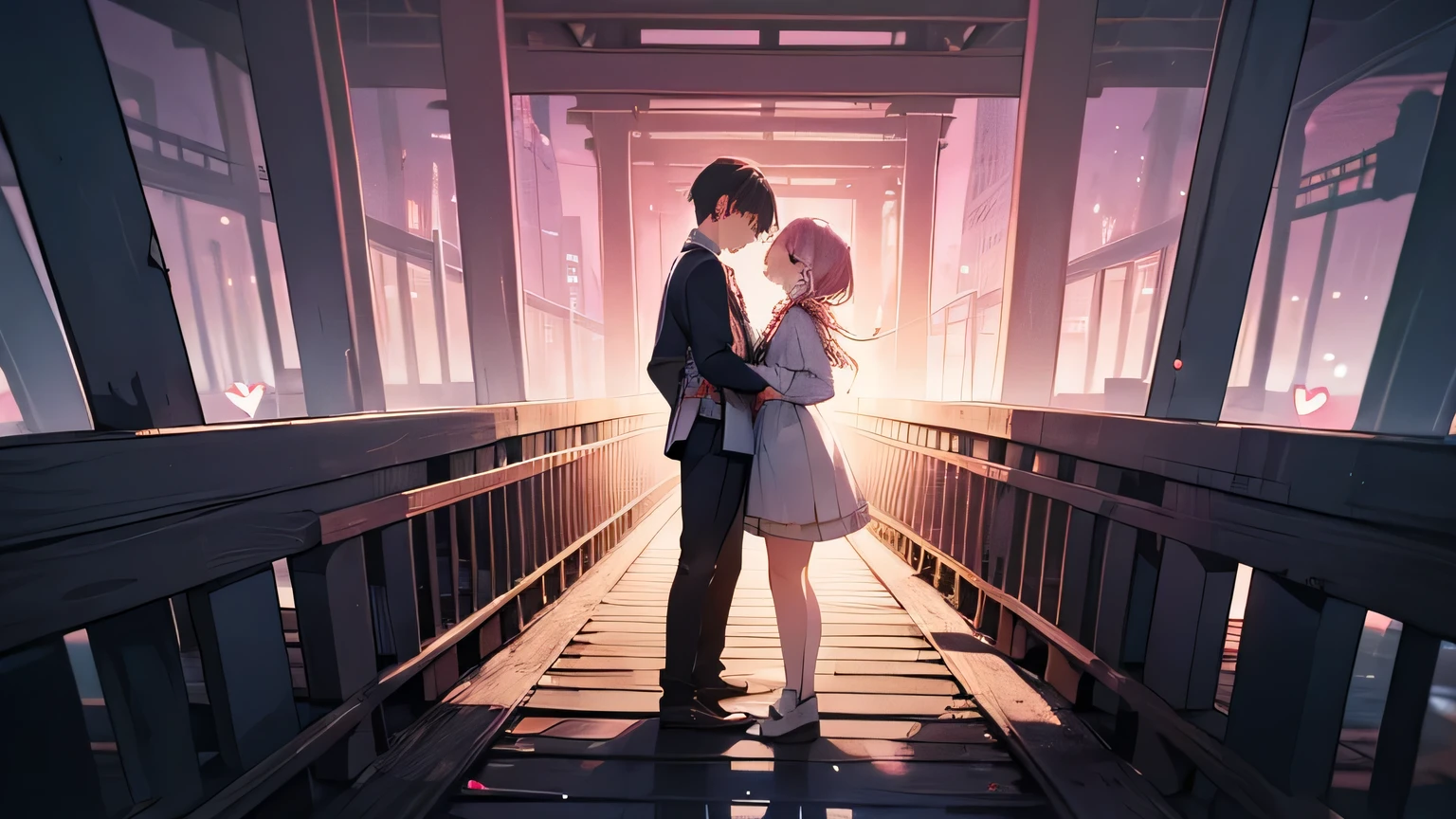 「Building a bridge to the heart」
Lyric theme: By understanding the differences between people、Image of connecting hearts。
example: 「Build a bridge between hearts、Between you and me」「The discomfort melts away、The bond that lies ahead」