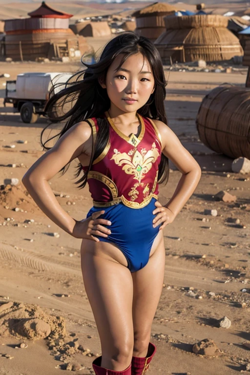 Mongolian Girl, Diaper