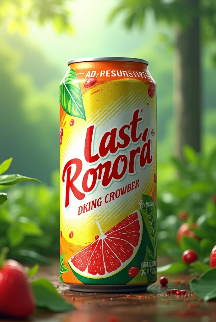 A unique canned soft drink that you'll want to drink whenever you see it, The packaging shows that this soda renews your health 100% and is delicious