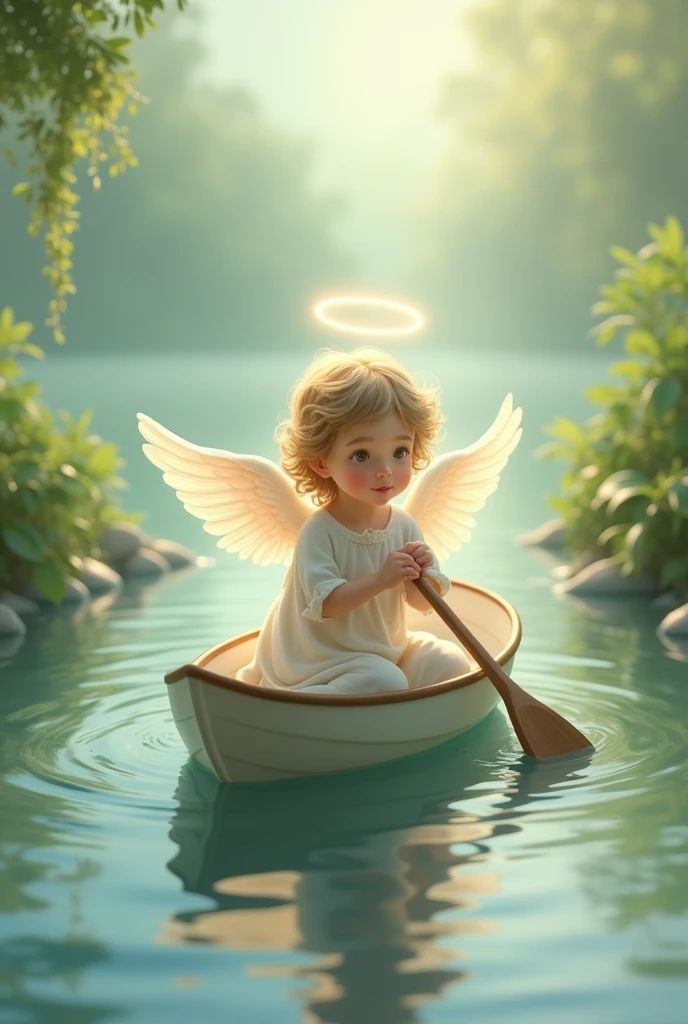 angel rowing