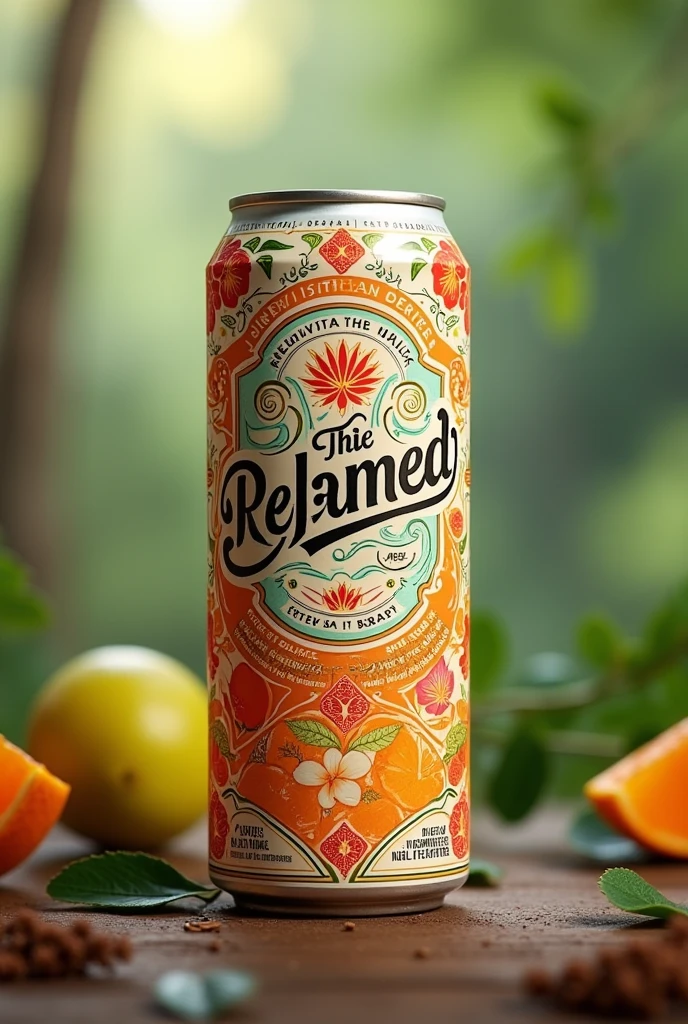 A unique canned soft drink that you&#39;ll want to drink whenever you see it, The packaging shows that this soda renews your health 100% and is delicious, very pretty, kind of vintage 