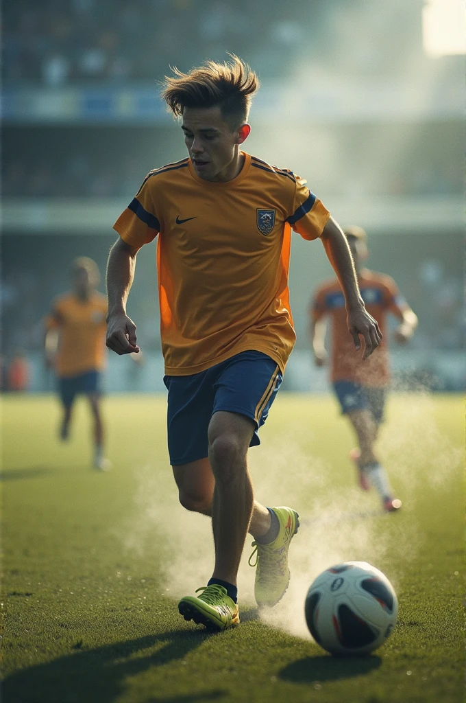 Autistic man playing soccer vomiting cesium