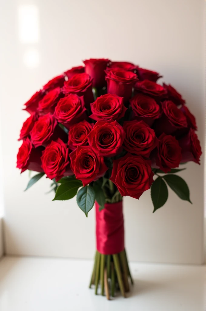 bouquet of red roses