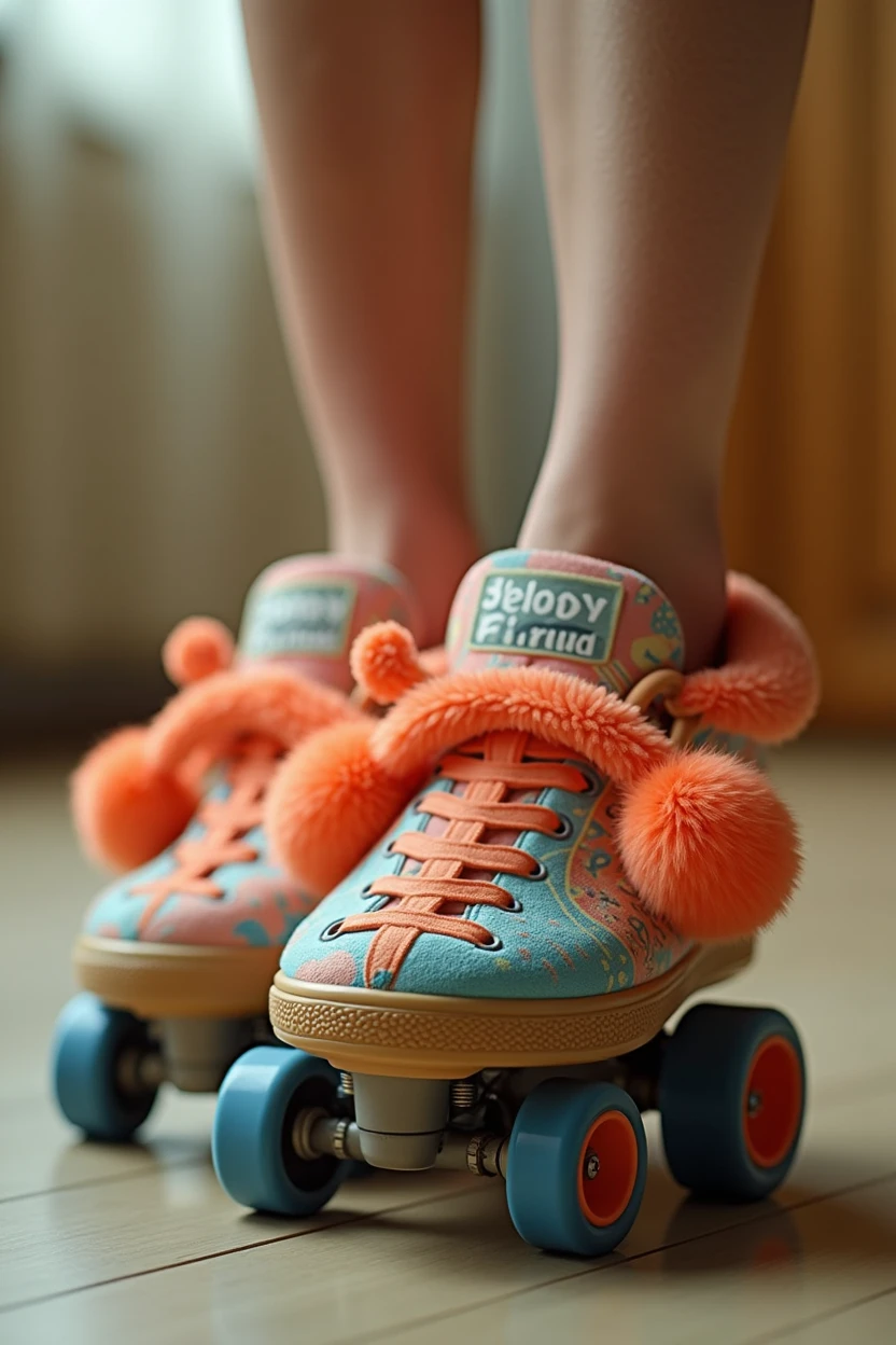 I would like to generate a logo with this slipper skate design. It has to say Slipper Skate.