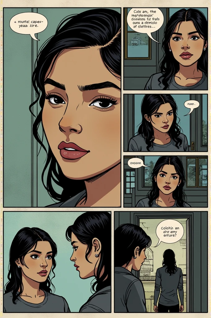 Create a comic strip with the case of Paola Guzmán Albarracil