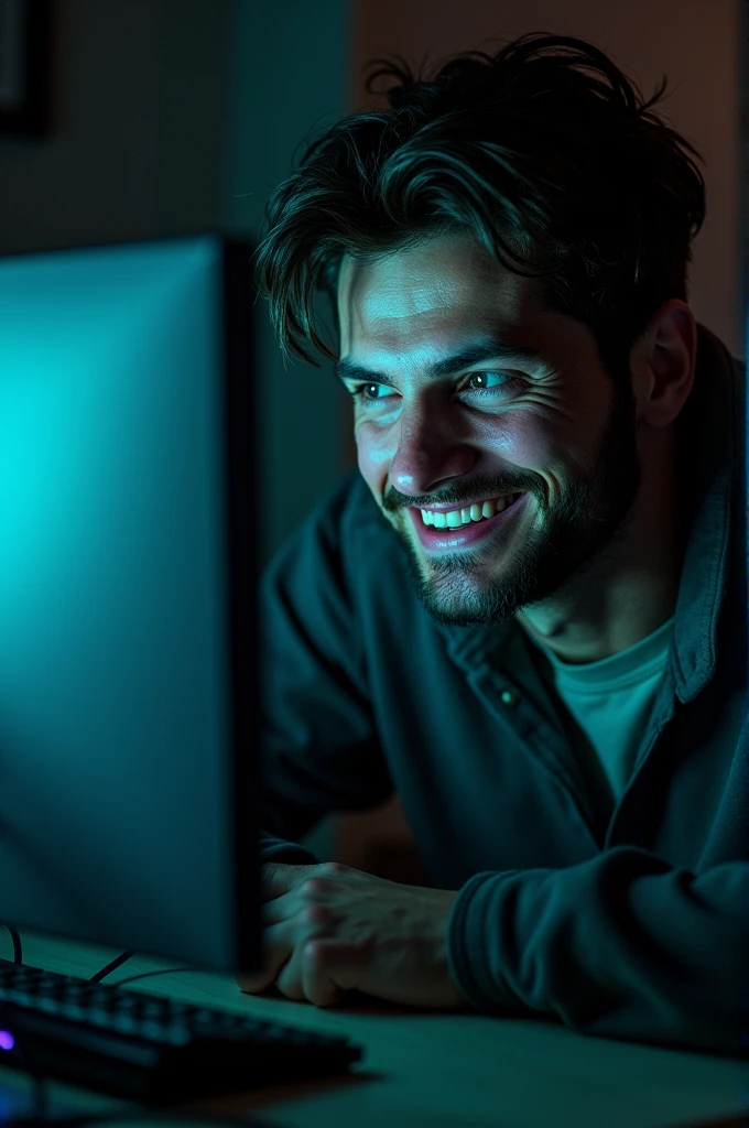 An ugly Youtuber who uses cheats "Hacks in games"