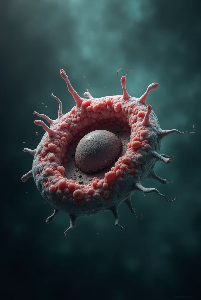 Cell damaged by nutritional imbalances