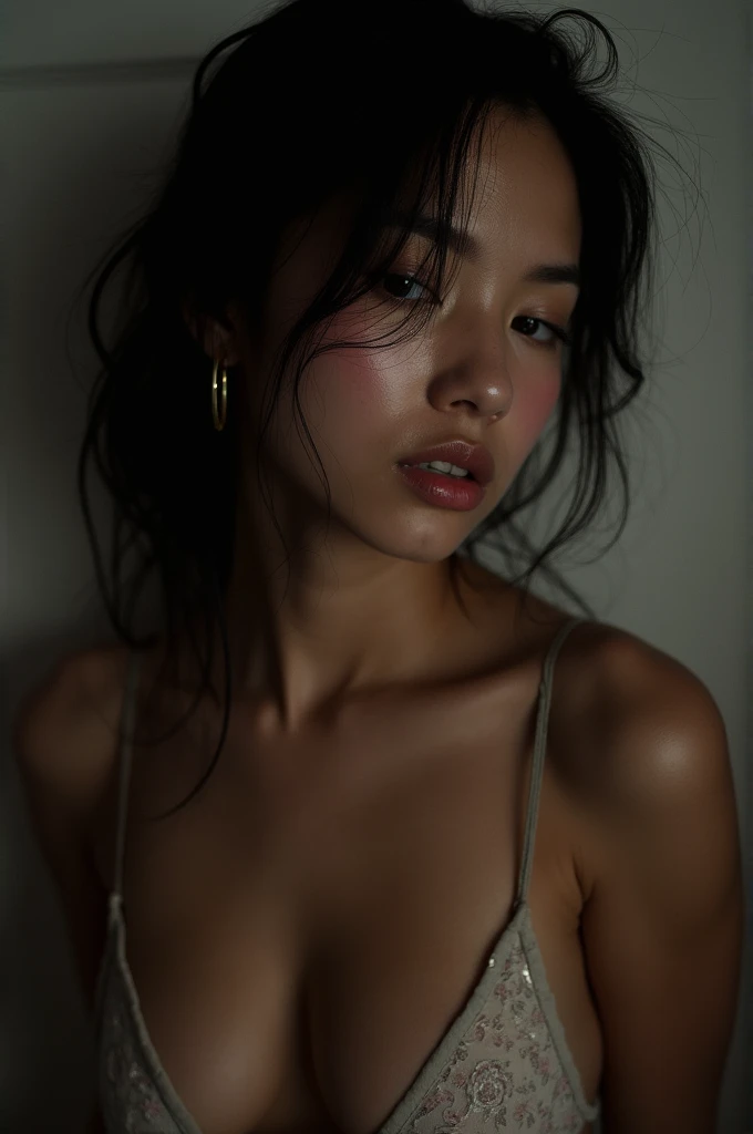 Dark Asian girl naked