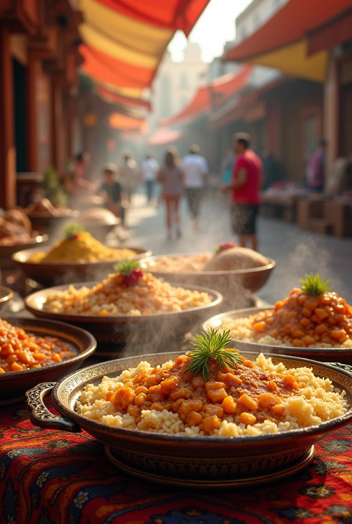 Egyptian cooked food