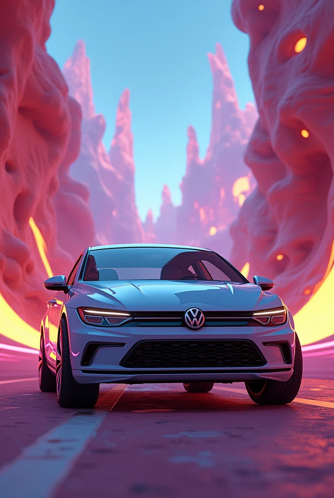 Bora car (Jetta) animated images
