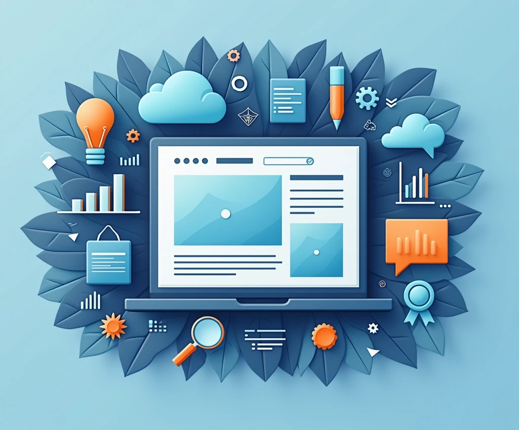 crea una sola imagen en horizontal sobre Web Page Design , with a centered Latin American Spanish text that says "Web Page Design"