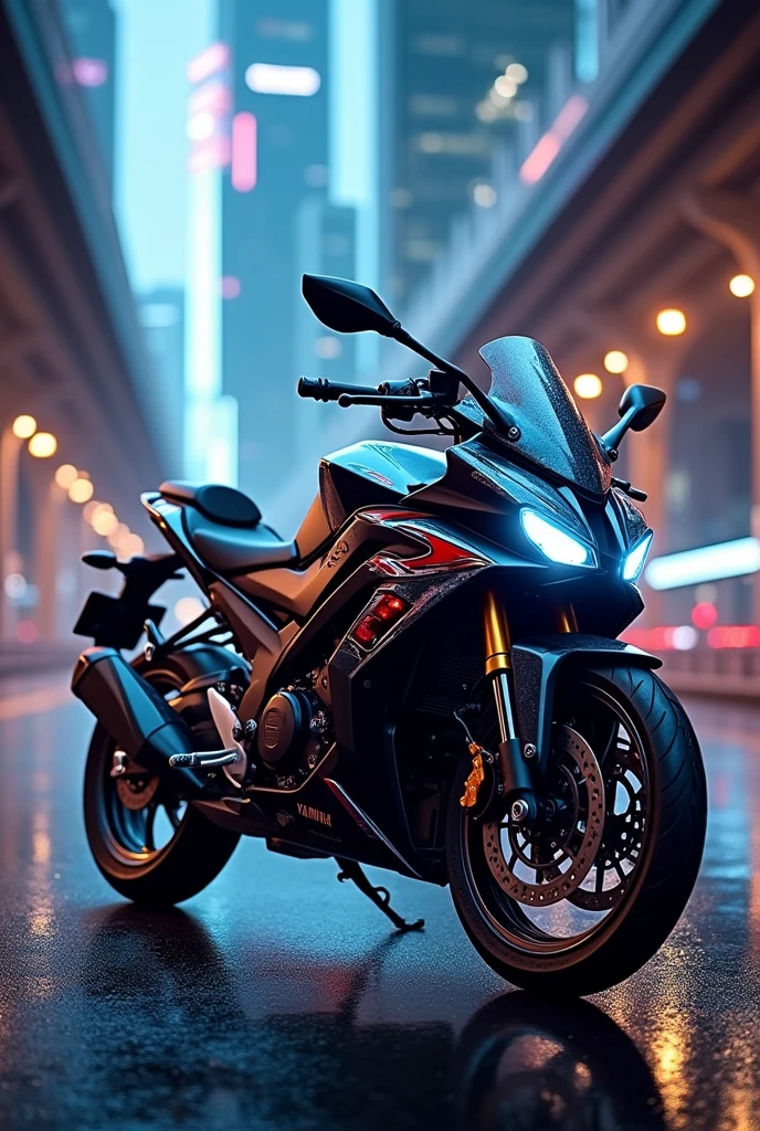 A motorcycle, brand yamaha, Fazer 250 model year 2025.