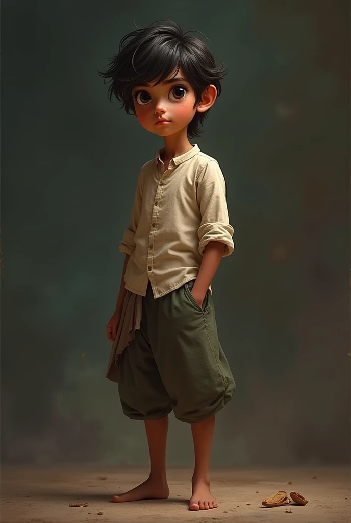 A young pakistani adolescent with half nicker 