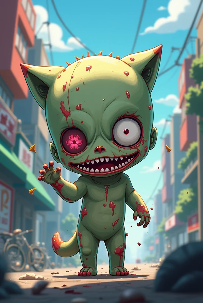 Fuwachan becomes a zombie