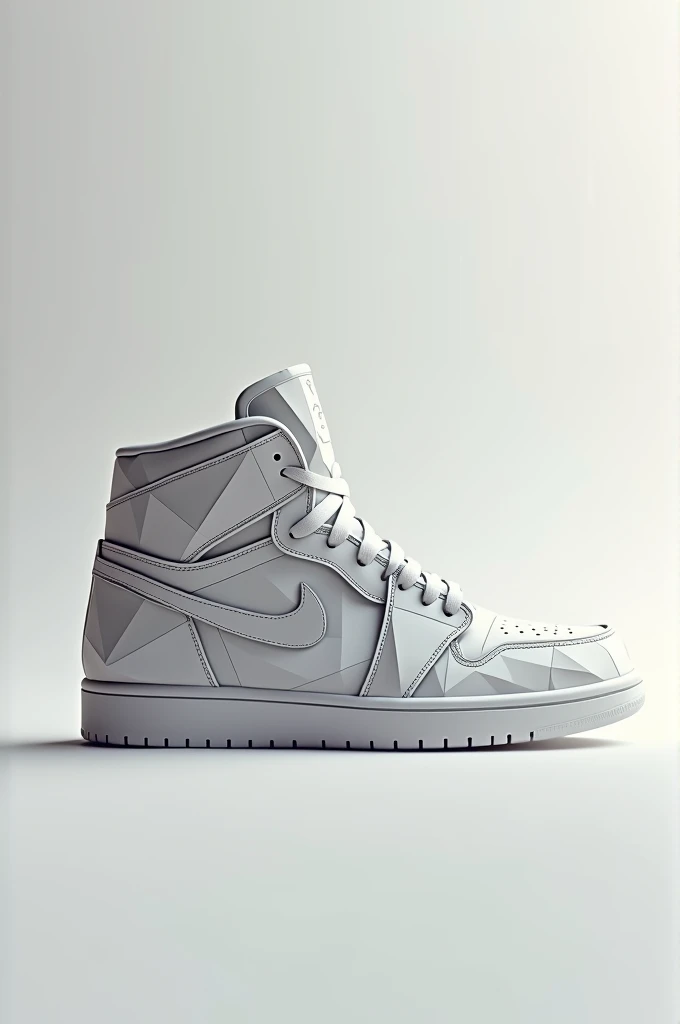 Nike Air Jordan drawn solely from right obtuse right equilateral isosceles and scalene right triangles